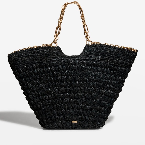 Cult Gaia Samira Straw Tote - Picture 11 of 12